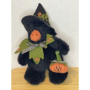 Emery Bunnies By The Bay Halloween Duck Witch Black Plush Figure, #550 Fall 1999